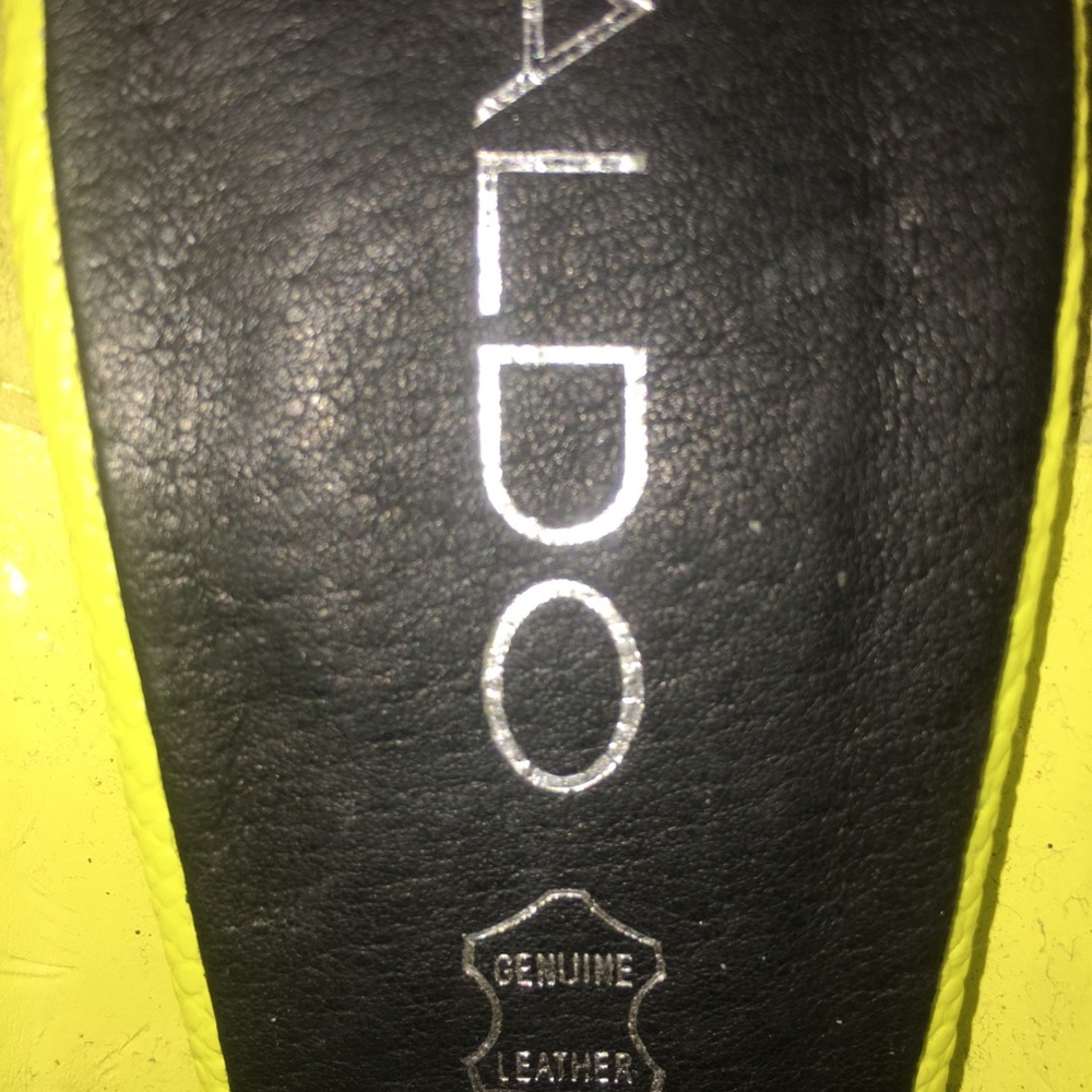 Lime Green Aldo Revamped pumps